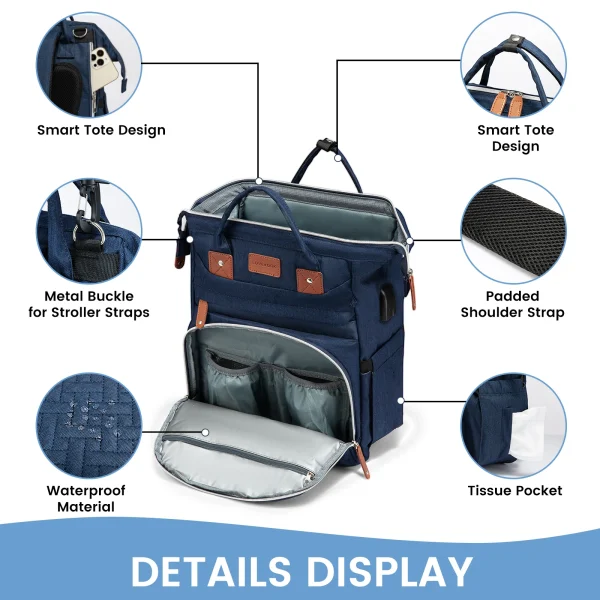 factory-wholesale-baby-diaper-bag-with-changing-station-pad