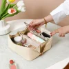 multi-layer-minimalist-custom-plain-pu-leather-makeup-bag