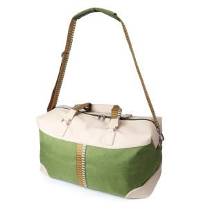 custom-leather-nylon-adjustable-strap-weekend-duffel-bag10