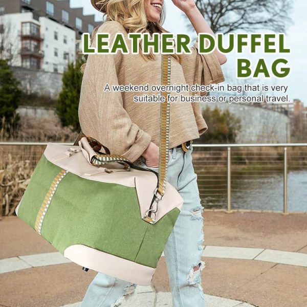 custom-leather-nylon-adjustable-strap-weekend-duffel-bag16